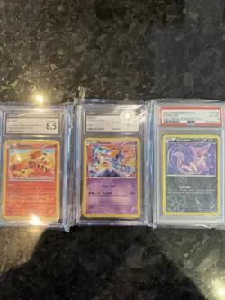 Pokemon (2013) Legendary Treasures Card Lot 3 Cards Graded - Image 1