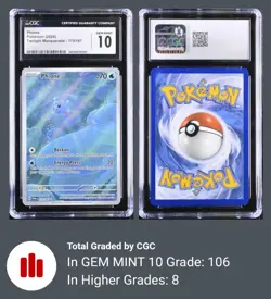 Graded Twilight Masquerade Phione 175 / 167 CGC 10 Pokemon Card - Image 3