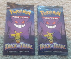 Pokemon Trading Cards Trick or Trade Lot of 2 - 3 cards/pkg -unopened -Halloween - Image 1