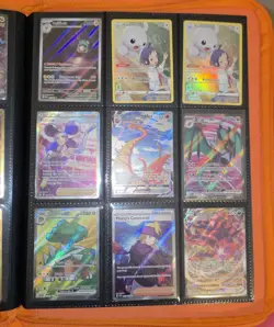 Pokemon Card Lot Binder, Holos, Promos, With Bonus Jumbo Cards And Lorcana - Image 1
