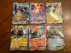 Pokemon Card Lot Mew EX 46/124 Dragons Exalted Holo Zapdos Moltress 14/135 + - Image 1