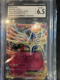 Xerneas EX Pokemon (2014) Black Star Promos - XY07 4 Card Lot CGC Graded - Image 3