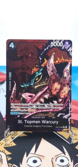 ONE PIECE Card Game St Topman Warcury Carrying on His Will OP13/089 English #215 - Image 1