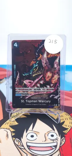 ONE PIECE Card Game St Topman Warcury Carrying on His Will OP13/089 English #215 - Image 3