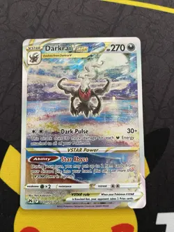 Darkrai VStar Crown Zenith Galarian Gallery Holo Ultra Rare Pokemon Card NM - Image 1