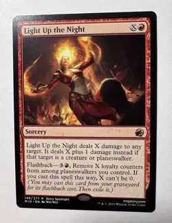 1x Light Up the Night NM-Mint, English Innistrad: Midnight Hunt MTG Magic - Image 1