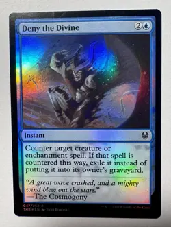 Deny the Divine Foil (047) Theros Beyond Death THB MTG Magic - Image 1