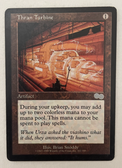 1x Thran Turbine Urzas Saga MTG Magic the Gathering LP - Image 1