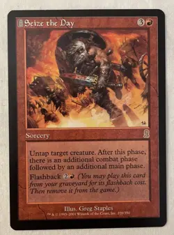 1x Seize the Day Odyssey MTG Magic the Gathering LP - Image 1