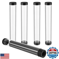 Barydat 4 Pcs Playmat Tube Round TCG Artwork Tube 16.14 Inch MTG Playmat Case - Image 1