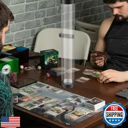 Barydat 4 Pcs Playmat Tube Round TCG Artwork Tube 16.14 Inch MTG Playmat Case - Image 5