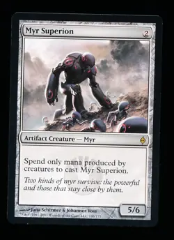 * * 1x Myr Superion x1 * * New Phyrexia MTG NM Near Mint - Image 1
