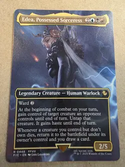 Edea, Possessed Sorceress - Regular (Borderless) Commander: Final Fantasy - Mtg - Image 1