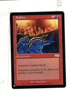 MTG SkeenAB Bedlam from Urza's Saga (MB ver). NM. - Image 1