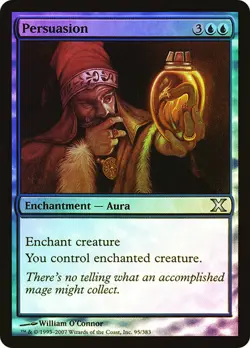 Magic The Gathering MTG PERSUASION FOIL Tenth Edition NM Near Mint - Image 1
