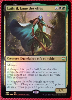 mtg magic Lathril, Blade of the Elves FOIL FRENCH vf fr Lathril, lame des elfes - Image 1