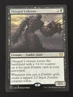 1x MTG Diregraf Colossus - Commander: Innistrad: Midnight Hunt (MIC) #112 - Image 1