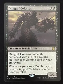 1x MTG Diregraf Colossus - Commander: Innistrad: Midnight Hunt (MIC) #112 - Image 3