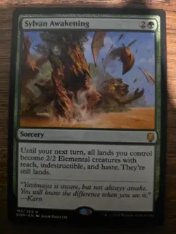 MTG Magic the Gathering Sylvan Awakening (183/296) Dominaria NM - Image 1