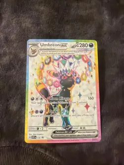 Umbreon ex 176 SVP Black Star Promo Prismatic Evolutions Figure Coll. Pokemon NM - Image 1