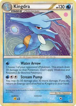 Kingdra 17/95 HGSS Unleashed RARE PERFECT MINT! Pokemon - Image 1