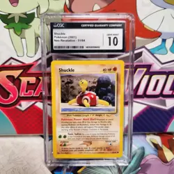 CGC 10 Shuckle 51/64 - Neo Revelation - Pokemon TCG - SHIPS FAST *LOW POP* - Image 1