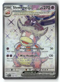 Slowking ex - 238/193 SV02: Paldea Evolved Pokemon TCG NM - Image 1