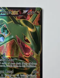 Pokemon TCG Rayquaza EX (123 Full Art) 123/124 B&W Dragons Exalted Holo - LP - Image 5