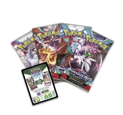 New Sealed Pokemon TCG Iron Valiant ex Box Factory Sealed w/4 Booster Packs - Image 3