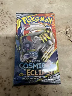 Pokemon Cosmic Eclipse Booster Pack Sun & Moon New Sealed G1 Rare - Image 1