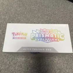 Pokemon TCG Prismatic Evolutions Elite Trainer Box ETB Sealed # 6 damaged - Image 5