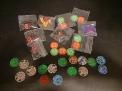 Pokemon Supplies Lot of 16x TCG Coins w/ ETB Dice & Counters Blastoise Lugia - Image 1