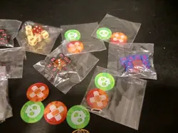 Pokemon Supplies Lot of 16x TCG Coins w/ ETB Dice & Counters Blastoise Lugia - Image 3