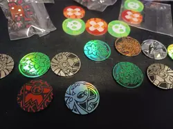 Pokemon Supplies Lot of 16x TCG Coins w/ ETB Dice & Counters Blastoise Lugia - Image 5