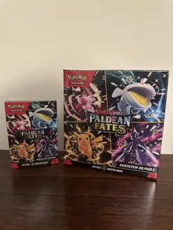 Two Pokemon TCG Paldean Fates Booster Bundle Box New Sealed - Image 1