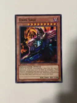 Yugioh - Dark Sage LCYW-EN027 1st Edition - LP/MP Condition! - Image 2