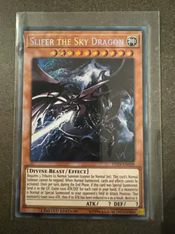 Slifer The Sky Dragon TN19-EN008 Limited Edition Prismatic Secret Rare - Image 1