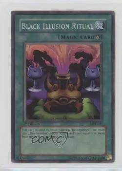 Black Illusion Ritual 1st Ed. YuGiOh Magic Ruler #MRL-051 2002 - Image 1