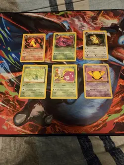 Pokemon Vintage Team Rocket Card TCG LOT Heavy Play - Image 1