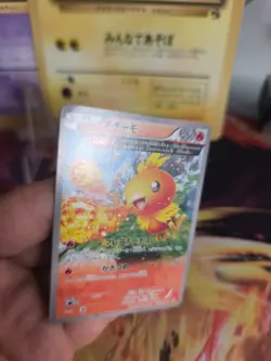 Pokemon Karte Card Torchic Flemmli Fullart XY Promo Black Star japanese Exc+ - Image 4