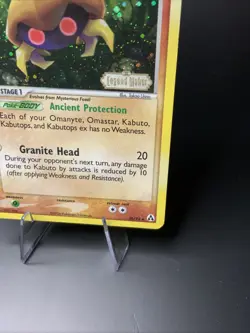 Kabuto 36/92 Legend Maker Holo Promo Stamped LP Vintage Pokemon Card 2006 - Image 3