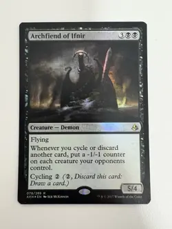 Archfiend of Ifnir Foil MTG Magic the Gathering Card NM Near Mint AKH - Image 1