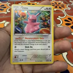 Pokemon TCG XY Black Star Promos Ditto Holo Card XY40 - Image 4