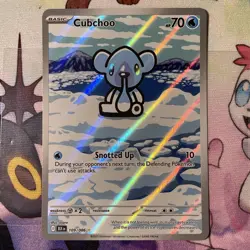 Cubchoo 109/086 Black Bolt Illustration Rare Pokemon Card 2025 - Image 1