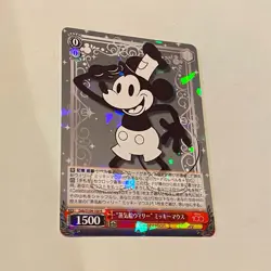 MICKEY MOUSE - RARE FOIL - WEISS SCHWARZ - DISNEY 100 - TRADING CARD - Image 1