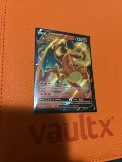 Pokemon TCG Charizard V 018/159 2023 Crown Zenith Ultra Rare Card NM - Image 1