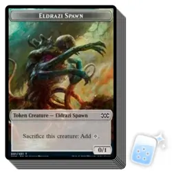 10 pcs ELDRAZI SPAWN TOKEN (01/31) Double Masters Magic MTG MINT CARD - Image 1