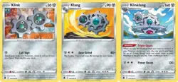 Klinklang 125/195- Silver Tempest - Pokemon Evolution Card Set - 3 Card Lot - Image 1