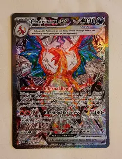 Charizard ex 223/197 Secret illustration Rare OBF Obsidian Flames Pokemon Card - Image 2