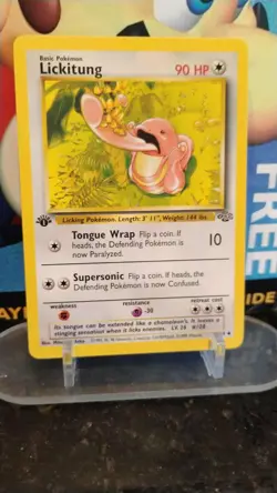 LICKITUNG Jungle Series POKEMON 1st Edition Non-Holo 1999 Trading Card 38/64 - Image 1